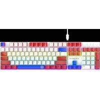 ราคา RAZEAK RK-X61 PRO MECHANICAL SWITCH RED/BLUE รับประกัน2ปี แดง-เรดสวิตช์ (12633985)