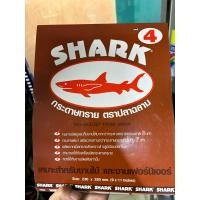 ราคา TOA กระดาษทราย ตราปลาฉลาม (SHARK) ขายเป็นแพ็คละ 60 แผ่น #4 (1แพ็ค60แผ่น) (12632329)