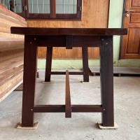 ราคา Touch Wood Loei - โต๊ะทานอาหารไม้จริง 4-6 ที่นั่ง - รุ่น Atlas Prime - โต๊ะกลาง ไม้จริง Middle Table "สินค้าสั่งผลิต" รกฟ้า (เชือก) L190 x W90 x H73cm (12632575)