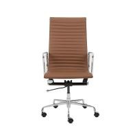 ราคา Modernform เก้าอี้ผู้บริหาร รุ่น POCKET พนักพิงสูง โครงและขาอลู หุ้มหนังแท้ น้ำตาล (12632634)
