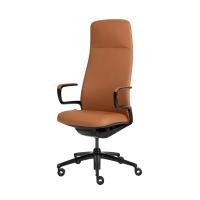 ราคา Modernform เก้าอี้ผู้บริหาร รุ่น LELLA พนักพิงสูง (GERMAN DESIGN AWARD WINNER 2025) หุ้มหนังแท้/น้ำตาล (12631374)