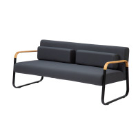 ราคา Modernform โซฟา IZANO 2 ที่นั่ง ขาเหล็กดำ แขนไม้โอ๊คแดง เบาะหุ้มผ้า ดำ (12630266)