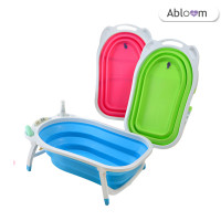 ราคา Abloom อ่างอาบน้ำเด็ก แบบพับได้ Baby Folding Bath Tub สีฟ้า (12633215)