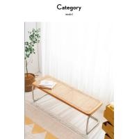 ราคา MY DOLLS HOUSE สตูล ม้านั่ง รุ่นดาด้า DADA RATTEN STOOL & BENCH สตูลยาว สีไม้ธรรมชาติ (10211961)