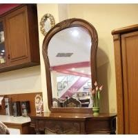 ราคา Happy Home Center โต๊ะขาสิงห์ + กรอบกระจกไม้สัก สีสัก (10337127)