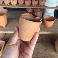 ราคา ปั้นเอง Pun-Ang ขายกระถางดินเผา กระถางทรงกลมจิ๋ว 2 นิ้ว 2 นิ้ว (10437846)