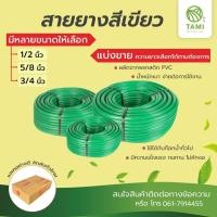 ราคา TAMIGRASS สายยางเขียว หนา 2 mm. (ตัดแบ่งขายเป็นเมตร) สีเขียว 3/4 นิ้ว (6 หุน) สายยาง (10519884)
