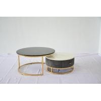 ราคา JK Modern โต๊ะกลางหินอ่อน ขาสแตนเลสสีทอง ท๊อปหิน สีเทา (10535711)