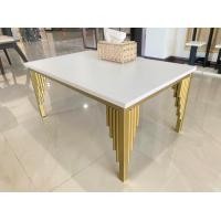 ราคา ABF008โต๊ะกลางSofa สไตล์นอดิกส์ ขาเหล็กสีทอง Top ด้วยปาติเกิ้ลสีขาว ขาว 80*50*35 cm. (10878575)