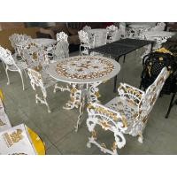 ราคา Anchisaalloy ชุดสนามอัลลอยด์ 2 ที่นั่ง ลายหรูหรา สีขาว (10894573)
