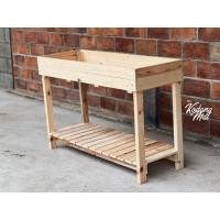 ราคา โกดังไม้ กระบะปลูกผักไม้สน พร้อมชั้นวางของด้านล่าง กว้าง 40* ยาว 120* สูง 80 (กระบะสูง 20) ซม. Loft สีไม้ธรรมชาติ (10879298)