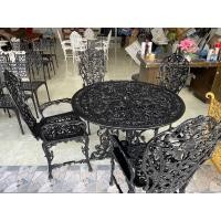 ราคา Anchisaalloy ชุดสนามอัลลอย 4 ที่นั่ง หรูหรา สีดำ luxury class สีดำ (10859122)