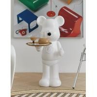 ราคา CoreaConnect โต๊ะข้างโซฟาหมี Bearbrick รุ่น DTP00 (สีขาว) ขนาด 23*20*73 cm (10985425)