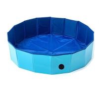 ราคา iamflashcards สระน้ำขอบตั้ง สำหรับเด็ก สระเล่นน้ำ บ่อน้ำ บ่อทราย สระน้ำเด็ก สระน้ำหมา สระสุนัข สีฟ้า มีจุก 100x30 cm รุ่นปรกติ (11010957)