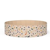 ราคา iamflashcards สระน้ำขอบตั้ง สำหรับเด็ก สระเล่นน้ำ บ่อน้ำ บ่อทราย สระน้ำเด็ก สระน้ำหมา สระสุนัข สีน้ำตาล มีจุก 120x30 cm รุ่นหนา (11010962)