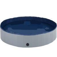 ราคา iamflashcards สระน้ำขอบตั้ง สำหรับเด็ก สระเล่นน้ำ บ่อน้ำ บ่อทราย สระน้ำเด็ก สระน้ำหมา สระสุนัข มีจุก 120x30 cm รุ่นปรกติ สีเทา (11010968)