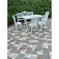 ราคา Anchisaalloy ชุดสนาม เฟอร์นิเจอร์สนาม อัลลอย 6 ที่นั่ง สีขาว (11065882)