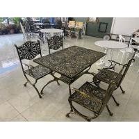 ราคา Anchisaalloy ชุดสนามอัลลอยด์ 4 ที่นั่ง อัลลอยด์เนื้อหนา สีทองรมดำ สีทองรมดำ (12001220)