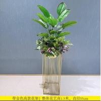 ราคา Intery กระถางต้นไม้ CT182D079 TROPACL 10_กระถางสีทองใหญ่10 (12044095)