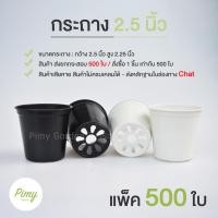 ราคา กระถางต้นไม้ 2.5 นิ้ว กระถางต้นไม้พลาสติก กระถางแคคตัส 500 ใบ สีขาว - 500 ใบ (12136451)
