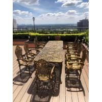 ราคา anchisaalloy ชุดสนามอัลลอย 10 ที่นั่ง สีสนิมสว่าง (12127194)