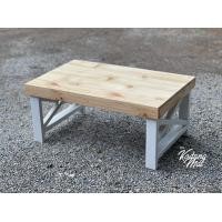 ราคา โกดังไม้ - โต๊ะกลางอเนกประสงค์ไม้สนนอก ทำไม้ขาสีขาว (12127203)