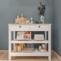 ราคา Kitchen Solutions คอนโซล ขนาด 100 ซม. รุ่น Harmony สีขาว (100x40x85 ซม.) (12132331)