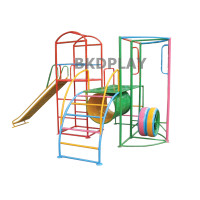 ราคา Bkdplay สไลเดอร์ อุโมงค์ บาร์โหน ปีนป่าย เครื่องเล่นสนามกลางแจ้ง playground (12192861)