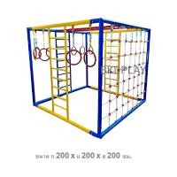 ราคา Bkdplay ชุดลูกเต๋า ปีนป่ายรวมA พร้อมบาร์โหน บาร์ไต่ ปีนป่ายเชือก เครื่องเล่นสนามกลางแจ้ง playground พร้อมส่งในไทย (12193740)