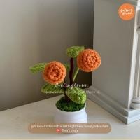 ราคา callingbrown กระถางต้นไม้ ดอกไม้แฮนด์เมด แบบถักโครเชต์ ของขวัญวันเกิดวันวาเลนไทน์ ต้นไม้จิ๋ว ถัก กระถางถัก ต้นส้ม (12234614)