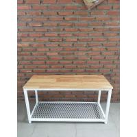 ราคา MoMo Wood&Steel โต๊ะกลาง วาง TV วางของ ขาตู้ปลา 408040 ขาเหล็กขาว ยาว 120 cm (12277844)