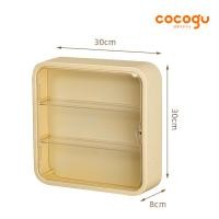 ราคา COCOGU กล่องโมเดล ตู้โชว์ติดผนัง กันฝุ่น รุ่น 886 yellow (12401562)