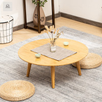 ราคา Cozy Corner โต๊ะไม้รุ่น Teburu raundo shoto สีไม้ สไตล์ญี่ปุ่น มินิมอล 60x60x40 cm. (12442722)
