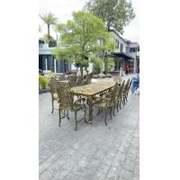 ราคา anchisaalloy ชุดสนามอัลลอย 8 ที่นั่ง ลายหรู อลังการ สีทองรมดำ (12439246)