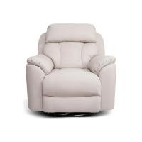 ราคา Future Living โซฟาปรับนอน แบบดึงมือ 1 ที่นั่ง รุ่น Emperor หมุนได้ โยกได้ 360° หนังอิตาลี นอร์ดิกเกรย์ (12513401)