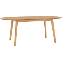 ราคา Mood & Tone Furniture โต๊ะอาหารทรงรีปรับขยายได้ขนาด 150/195 ซม. รุ่น BUXTON Oak (12522025)