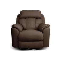 ราคา Future Living โซฟาปรับนอน แบบดึงมือ 1 ที่นั่ง รุ่น Emperor หมุนได้ โยกได้ 360° หนัง Premium น้ำตาลเข้ม (12513394)