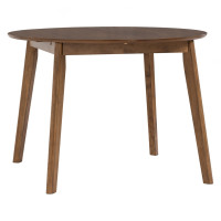 ราคา Mood & Tone Furniture โต๊ะอาหารทรงกลมปรับขยายได้ขนาด 110+30 ซม. รุ่น BUXTON Walnut (12522023)