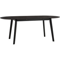 ราคา Mood & Tone Furniture โต๊ะอาหารทรงรีปรับขยายได้ขนาด 150/195 ซม. รุ่น BUXTON Black (12522027)
