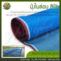 ราคา ฟาร์มก่อสุข ผ้าลานตากข้าว มุ้งไนล่อนสีฟ้า เกรดA พับขอบเย็บแน่น เหนียวทน ไม่ขาดง่าย 16ตากว้าง4เมตรx30หลา (12553485)