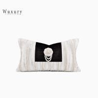 ราคา Wuxury Furniture หมอนอิง ขนกระต่ายนำเข้า ปลอก+แกนหมอนขนห่าน ส่งฟรี 30*50 cm (12634900)