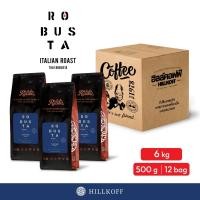 ราคา Ratika | ยิ่งซื้อ ยิ่งลด เมล็ดกาแฟคั่ว Ratika Coffee Robusta : กาแฟราติก้า โรบัสต้าแท้ 100% คั่วกลาง 500G. 2 / 4 KG. ขนาด 500 กรัม 12 ถุง (12634946)