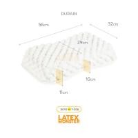 ราคา LATEXMONSTER หมอนยางพาราแท้100% ลดอาการนอนกรน ไม่ปวดคอ ช่วยรองรับสรีระ มีใบมาตรฐานรับรอง Latex Monster รุ่นทุเรียน (12634384)