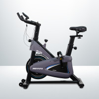 ราคา MERRIRA จักรยาน Spin Bike รุ่น MB-200 (รุ่นใหม่สีฟ้า) จักรยานออกกำลังกาย ระบบแม่เหล็ก เชื่อมต่อ zwift ได้ จานล้อ 10 กก. (12635547)
