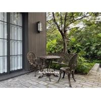 ราคา Aunchisaalloy ชุดเฟอร์นิเจอร์ Outdoor สไตล์ยุโรป อัลลอยด์ เซตกุหลาบ สีสนิทวินเทจ (12563989)