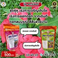 ราคา ฟาร์มเกษตร เร่งการออกดอกและเร่งรากด้วยปุ๋ยสตาร์เฟอร์ สูตร 10-40-10 สำหรับต้นดอกโป๊ยเซียน ชุดเร่งโต+เร่งดอก (12583291)