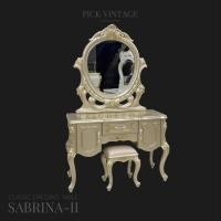 ราคา SABRINA-II CLASSIC DRESSING TABLE โต๊ะเครื่องแป้งสไตล์วินเทจ รุ่น ซาบริน่า 2 ต่างจังหวัด / แพค (12634537)