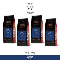 ราคา Ratika | ยิ่งซื้อ ยิ่งลด เมล็ดกาแฟคั่ว Ratika Coffee Robusta : กาแฟราติก้า โรบัสต้าแท้ 100% คั่วกลาง 500G. 2 / 4 KG. ขนาด 500 กรัม 4 ถุง (12634944)