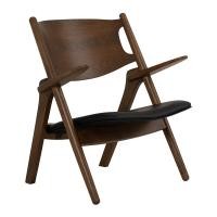 ราคา Mood & Tone Furniture เก้าอี้อาร์มแชร์ รุ่น IRWIN เบาะสีดำ/โครงสีวอลนัท (11089656)