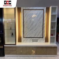 ราคา raminthra furniture ตู้โชว์วางทีวี light loom วางทีวีได้สูงสุด 60นิ้ว (12176777)